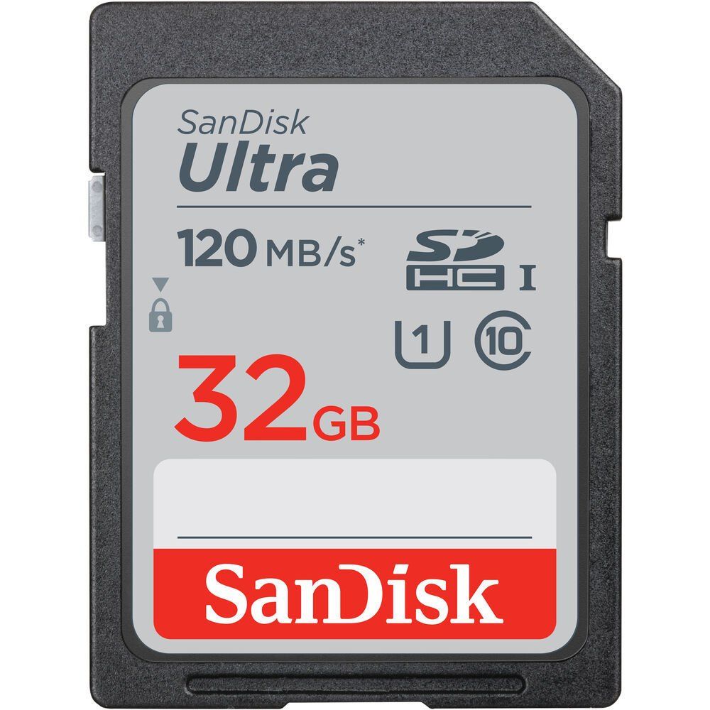 SanDisk Ultra 32 GB UHS-I U1 Class 10 120 MB/s SDSDUN4-032G-GN6IN SDHC SD Kart