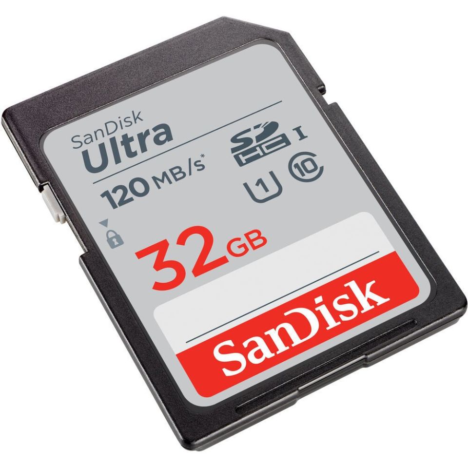 SanDisk Ultra 32 GB UHS-I U1 Class 10 120 MB/s SDSDUN4-032G-GN6IN SDHC SD Kart