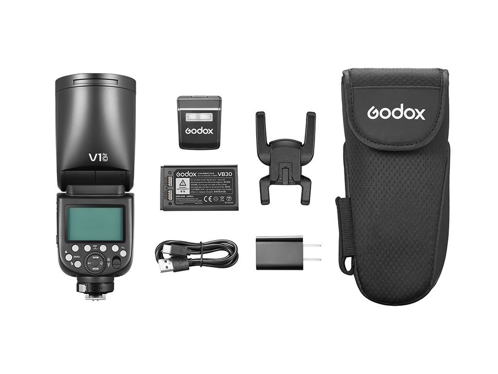 Godox V1Pro Nikon Uyumlu Yuvarlak Kafa Flaş