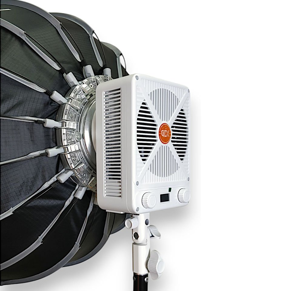 Gdx ML230W Bicolor Video Led 120cm Parabolic Softbox 260cm Işık Ayaklı İkili Sürekli Işık Seti