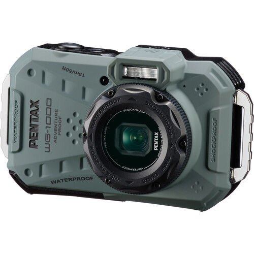 Ricoh PENTAX WG-1000 Dijital Fotoğraf Makinesi (Olive)