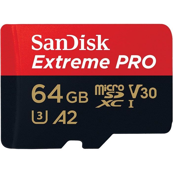 Sandisk MicroSD 64GB Extreme Pro 170mb/s Hafıza Kartı (SDXC U3 A2)