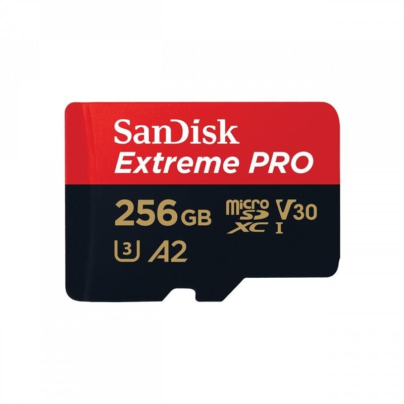 Sandisk MicroSD 256GB Extreme Pro 170mb/s Hafıza Kartı