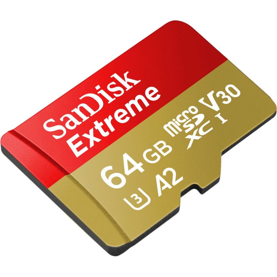 SanDisk MicSD 64GB Extreme UHS-I Hafıza Kartı