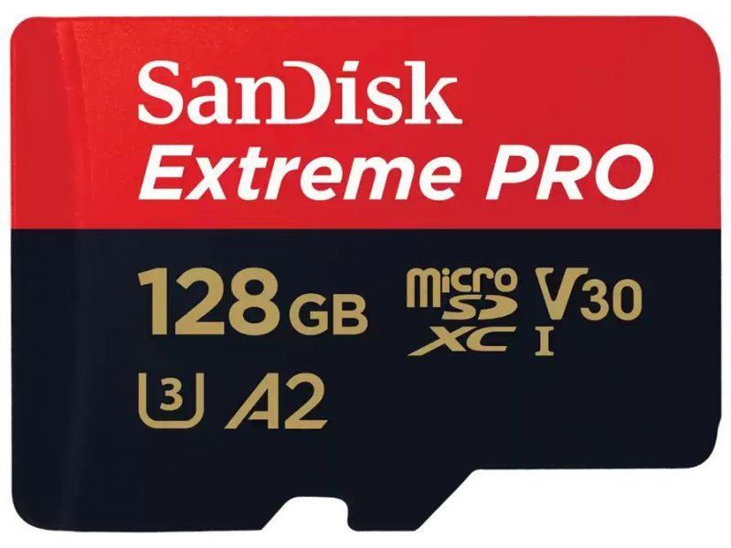 SanDisk 128GB Extreme PRO UHS-I MicroSD 200 mb/s Hafıza Kartı