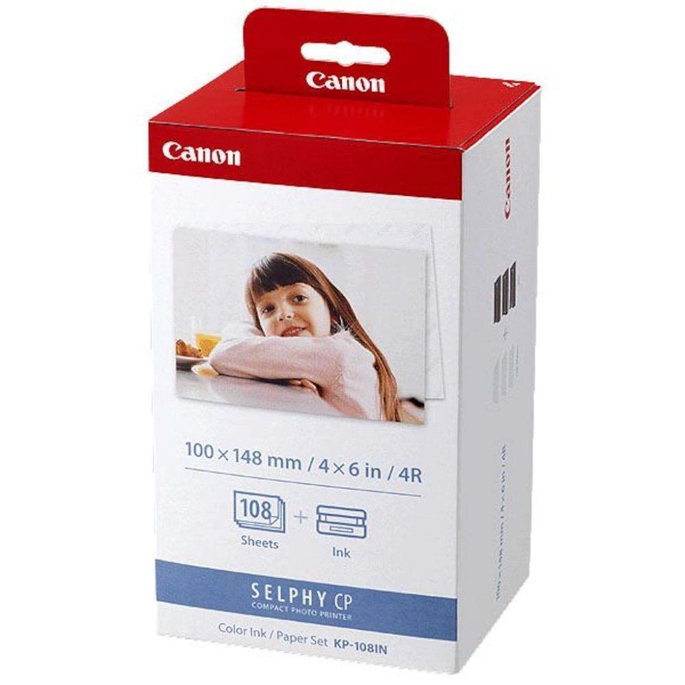 Canon KP-108IN Renkli Mürekkep ve Kağıt Seti