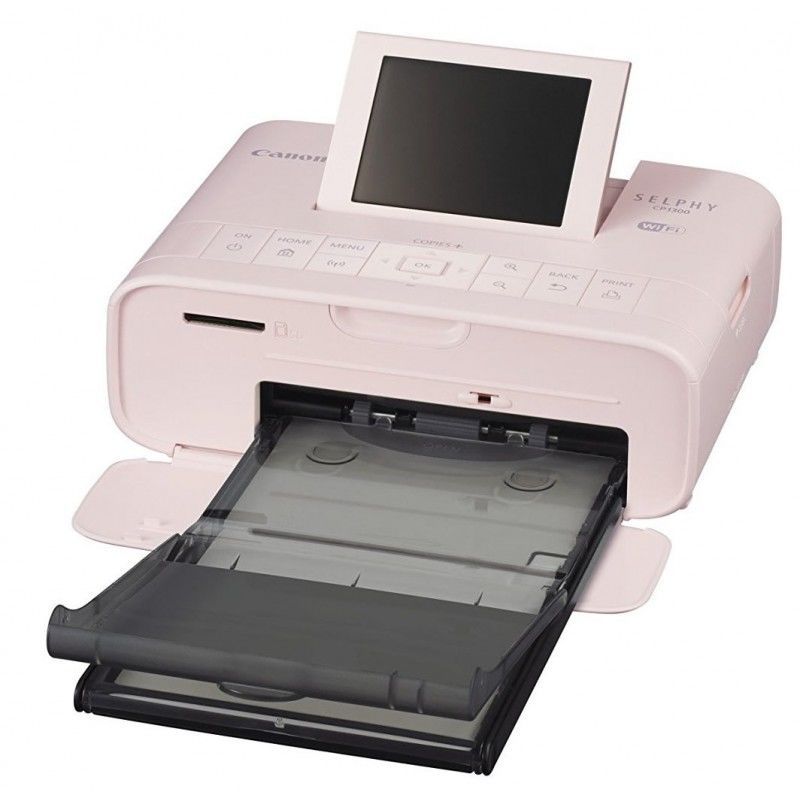 Canon SELPHY CP1300 Kompakt Fotoğraf Yazıcısı (Pembe)