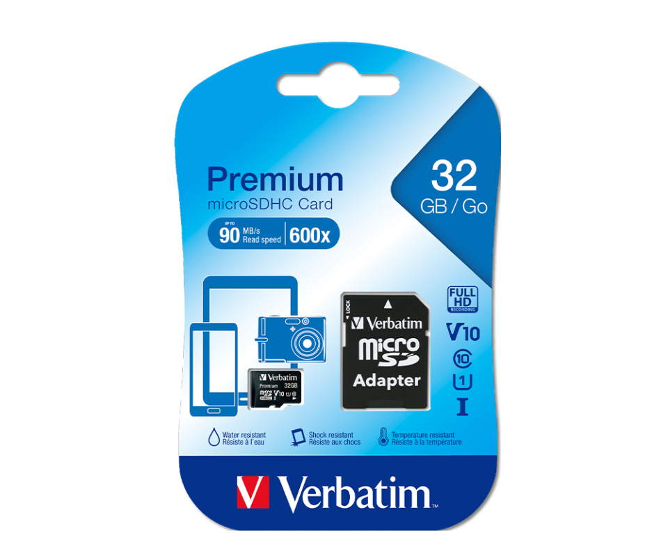 Verbatim 32GB Micro SD Class 10 Hafıza Kartı