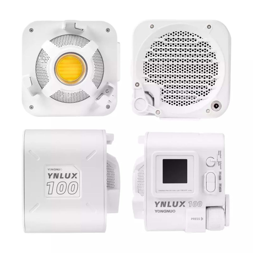 Yongnuo YNLUX100 100W Bi-Color COB LED Işık-Beyaz Kasa (Kit Versiyon)