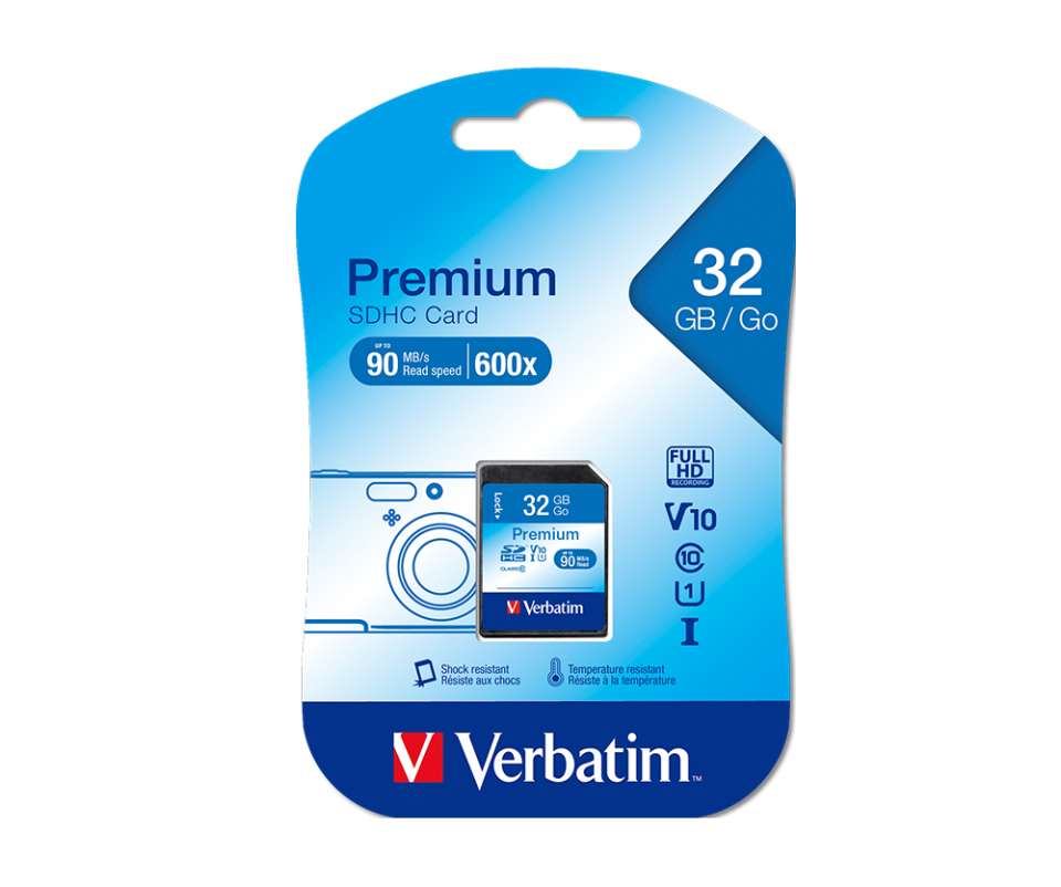 Verbatim Premium U1 SDHC 32GB Hafıza Kartı