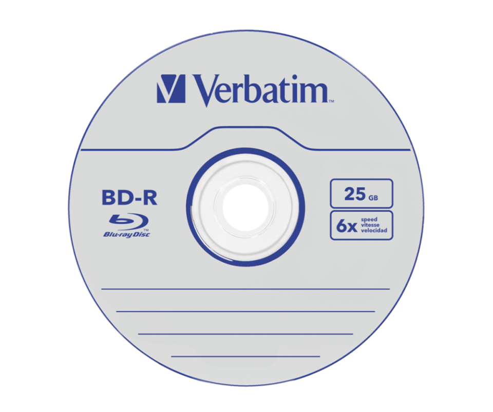 VERBATIM 43838 - BD-R SL SATALIFE 25GB 6X 50 PACK