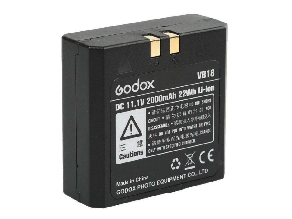 Godox VB18 Li-on Batarya (V860 Serisi Flaş İçin)