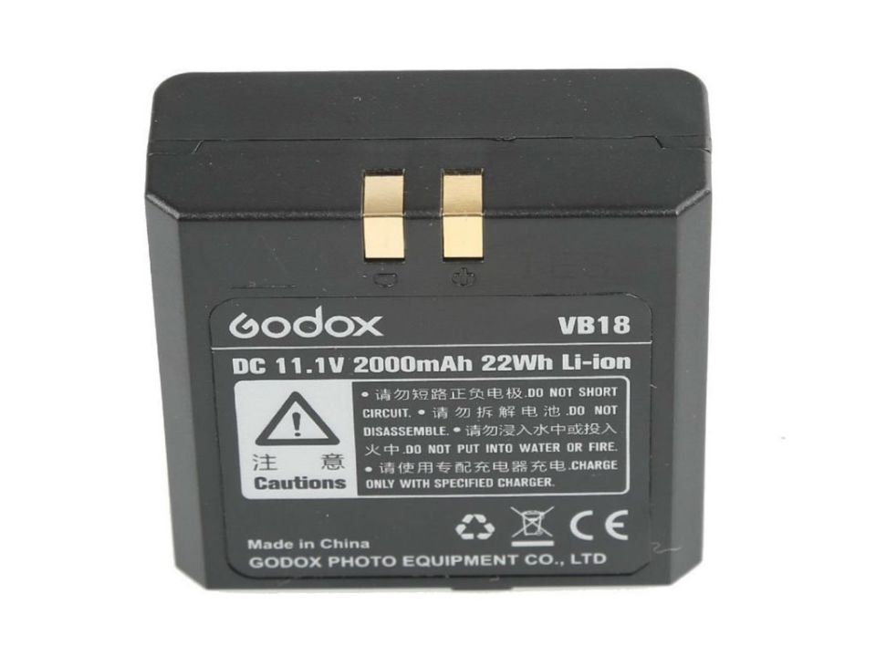 Godox VB18 Li-on Batarya (V860 Serisi Flaş İçin)