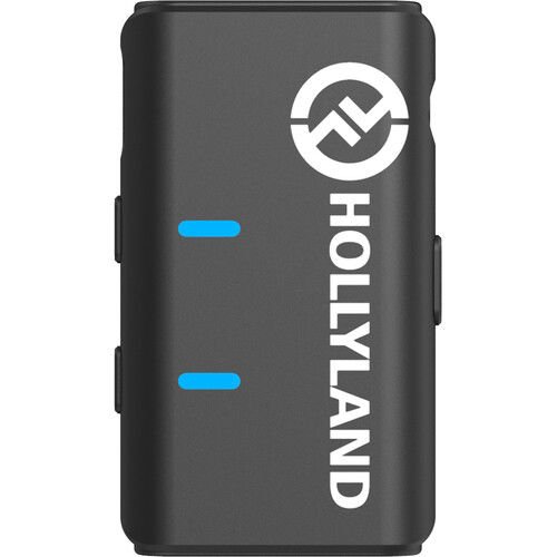 Hollyland LARK M1 DUO 2 Kişilik Kablosuz Mikrofon Sistemi (2,4 GHz, Siyah)