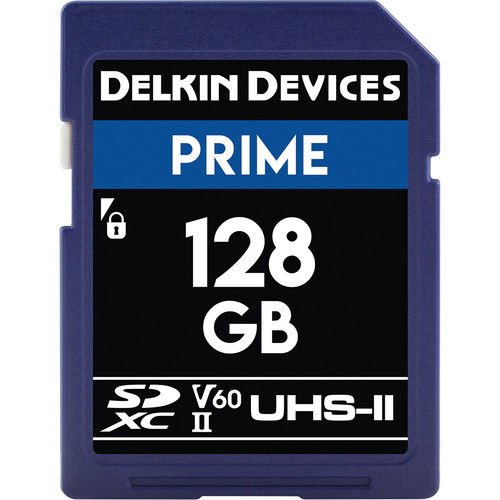 Delkin Devices 128GB Prime UHS-II SDXC (V60) Hafıza Kartı