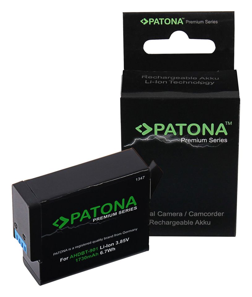 PATONA 1347 Premium Battery f. GoPro Hero 9, Hero 10, Hero 11