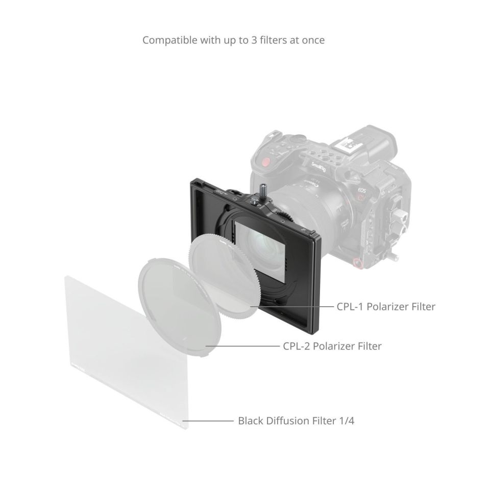 SmallRig 4409 LITE Ayarlanabilir Kelepçeli Mat Kutu