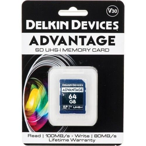 DELKIN ADVANTAGE 64GB SD UHS-I V30