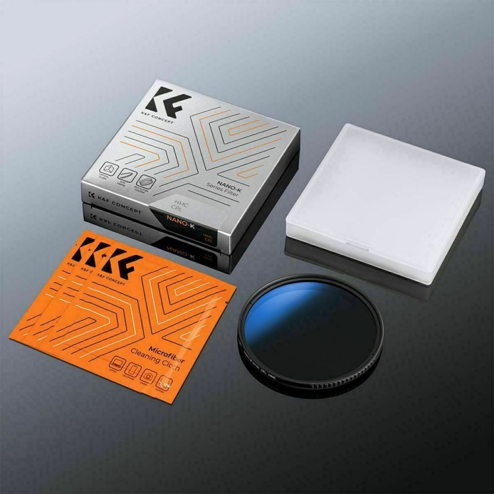 K&F Concept NANO-K SERIES 49mm HMC-CPL Filtre Ultra İnce Çok Kaplamalı