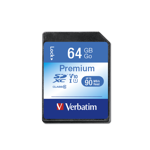 VERBATIM 44024 - SDXC Memory Card 64GB Class 10