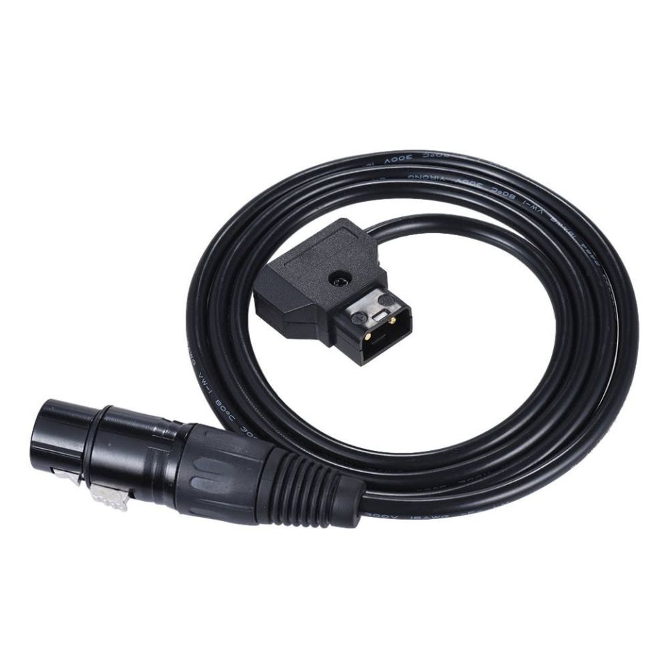 Andoer D4261 D-Tap Erkek - XLR 4-Pin Dişi Adaptör Güç Kaynağı Kablosu