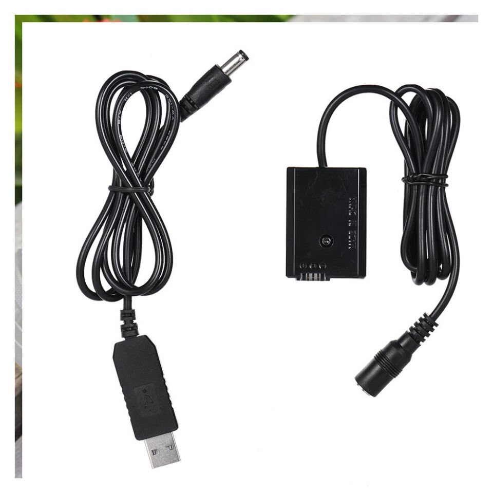 Andoer D4777 NP-FW50 USB Güç Kablosu