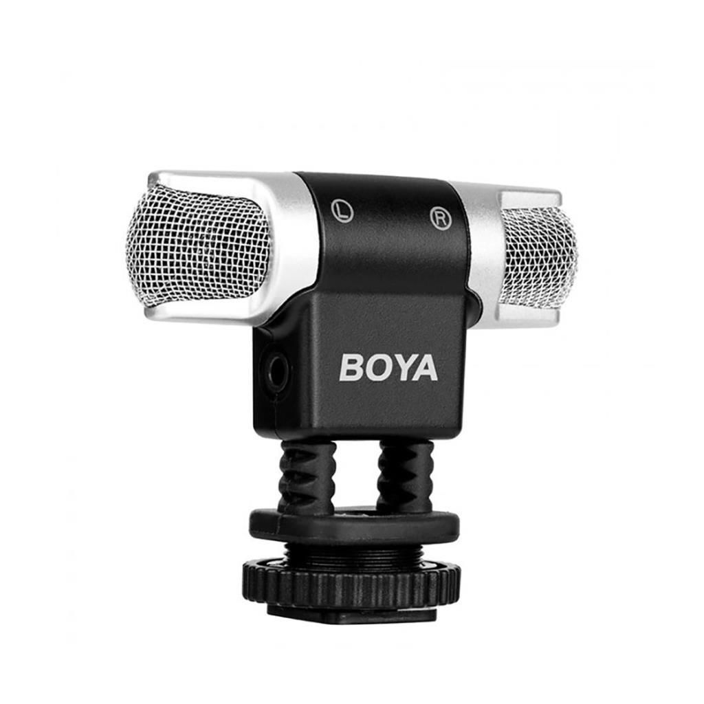 Boya BY-MM3 Çift Kafa Mini Stereo Mikrofon