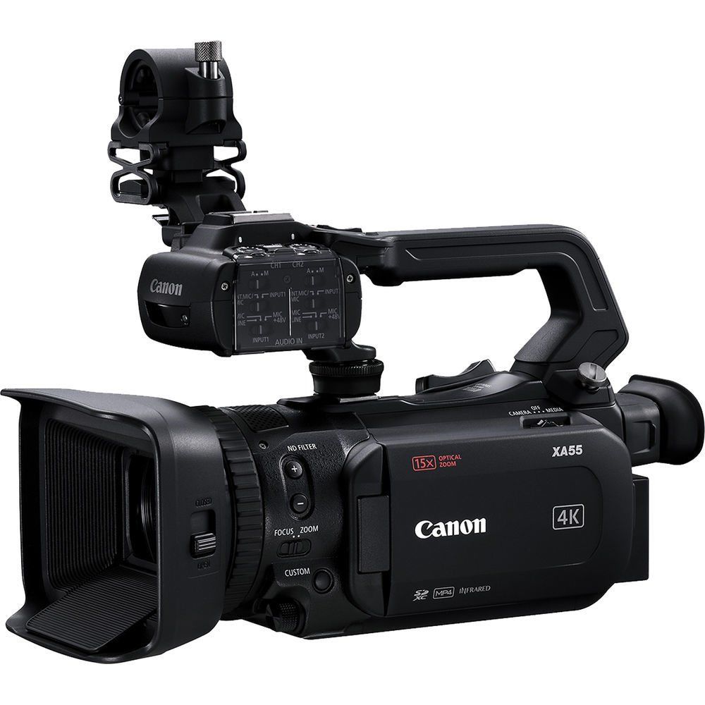 Canon XA55 UHD 4K Video Kamera (Çift Piksel Otomatik Odak)