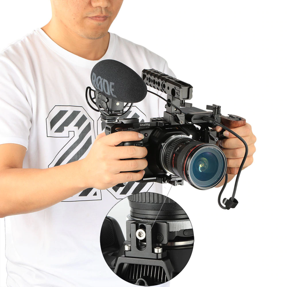 SmallRig 2247 BMPCC 4K için Lens Montaj Desteği