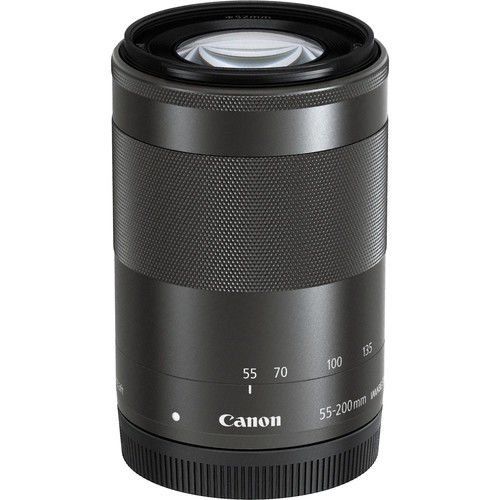 Canon EF-M 55-200mm f/4.5-6.3 IS STM Lens (Siyah)(Kutusuz)