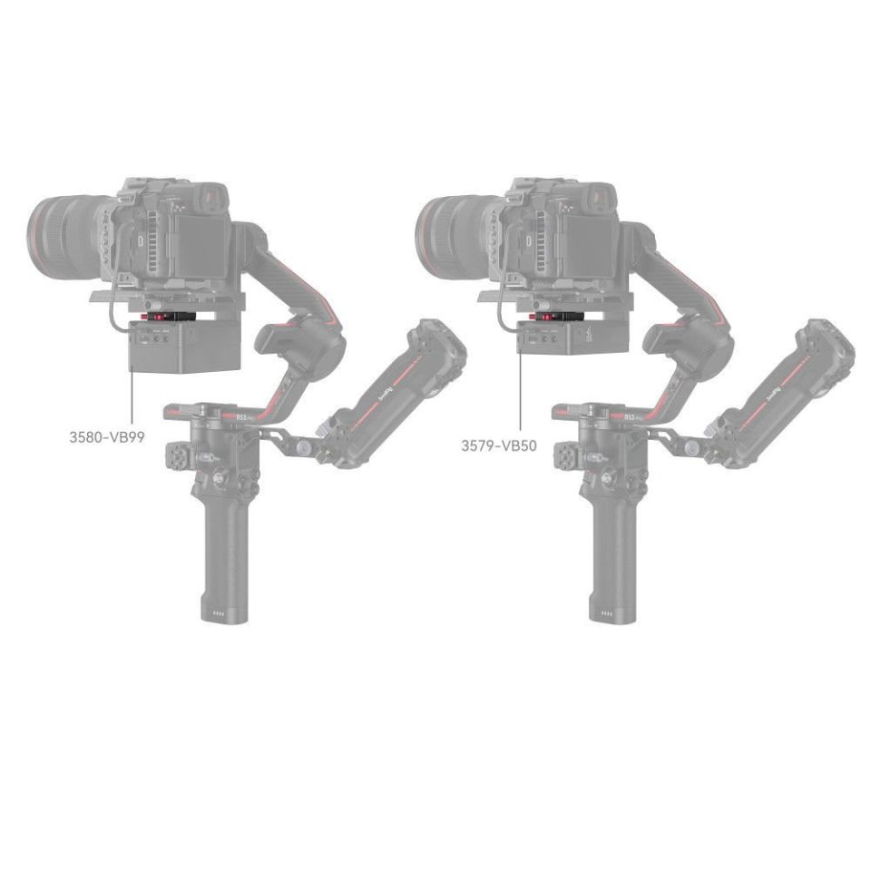 SmallRig 4189 DJI RS Sabitleyiciler için  Güç Kaynağı Montaj Plakası