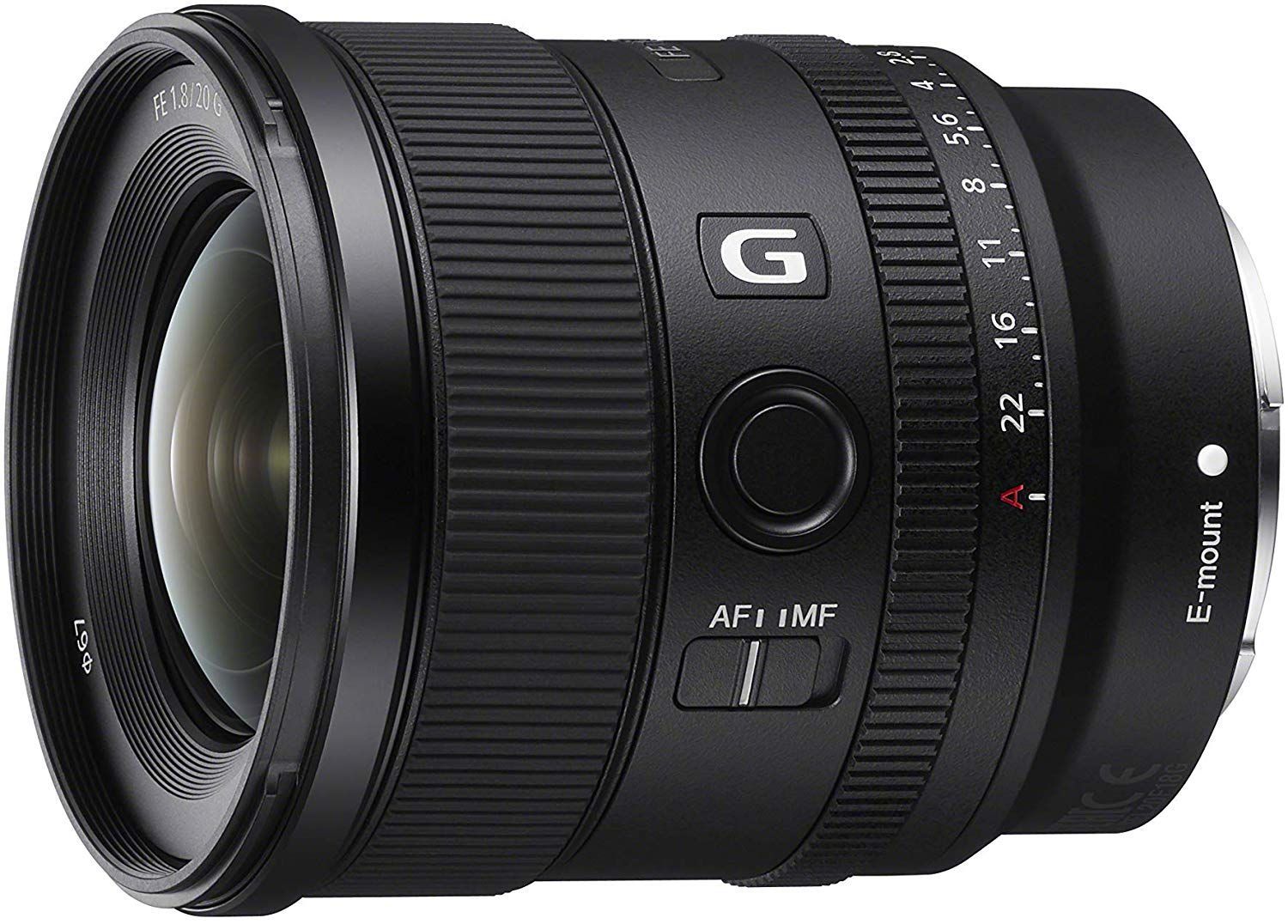 Sony 20mm F1.8G Full Frame Lens (SEL20F18G)