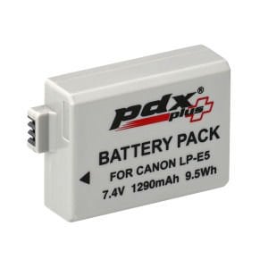 PDX Plus for Canon LP-E5 Batarya