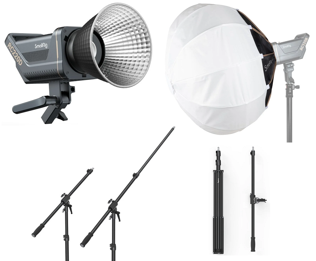 SmallRig 3622 RC220D +  RA-L90 Fener Softbox  Video Işık Kiti