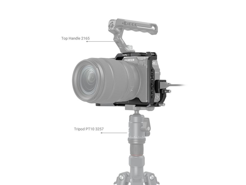 SmallRig 3715 GFX100S / 50S için Kafes ve Kablo Kıskacı