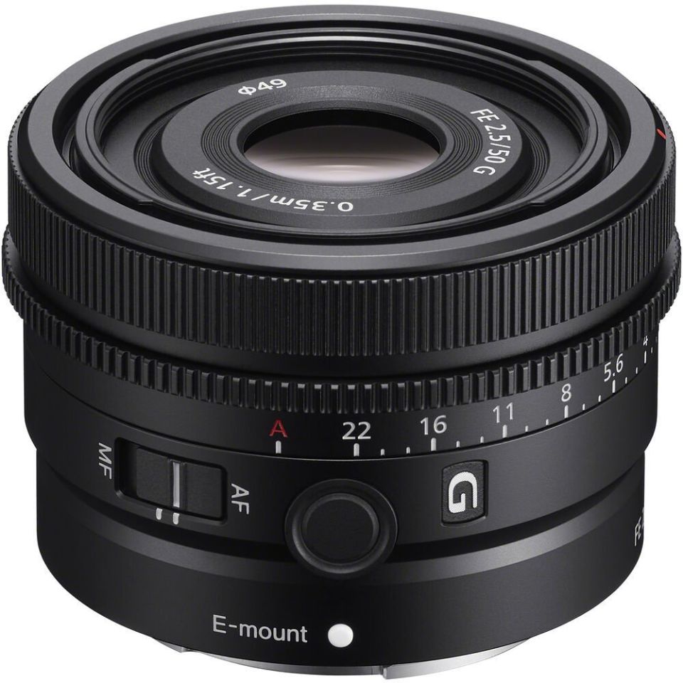 Sony FE 50mm F2.5 G Full Frame Lens (Sony Eurasia Garantili)