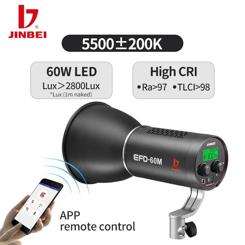 JINBEI EFD-60M LED Video Işığı 5500K