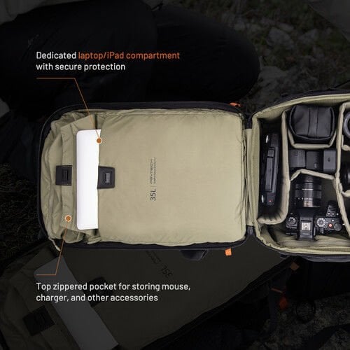 PGYTECH OnePro Focux Backpack (Space Black, 25L)
