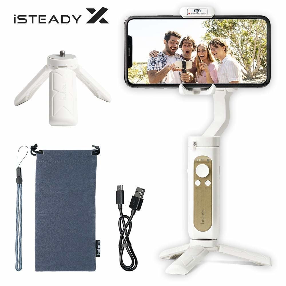 Hohem iSteady X  3 Axis Akıllı Telefon İçin Gimbal (Beyaz)