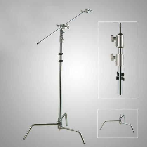 JINBEI 8201B C Stand – Krom Çelik Boom Işık Standı