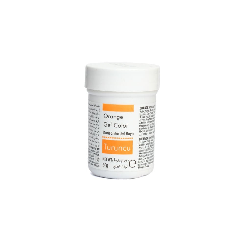 DR. GUSTO ŞİŞE JEL BOYA TURUNCU - 30 GR
