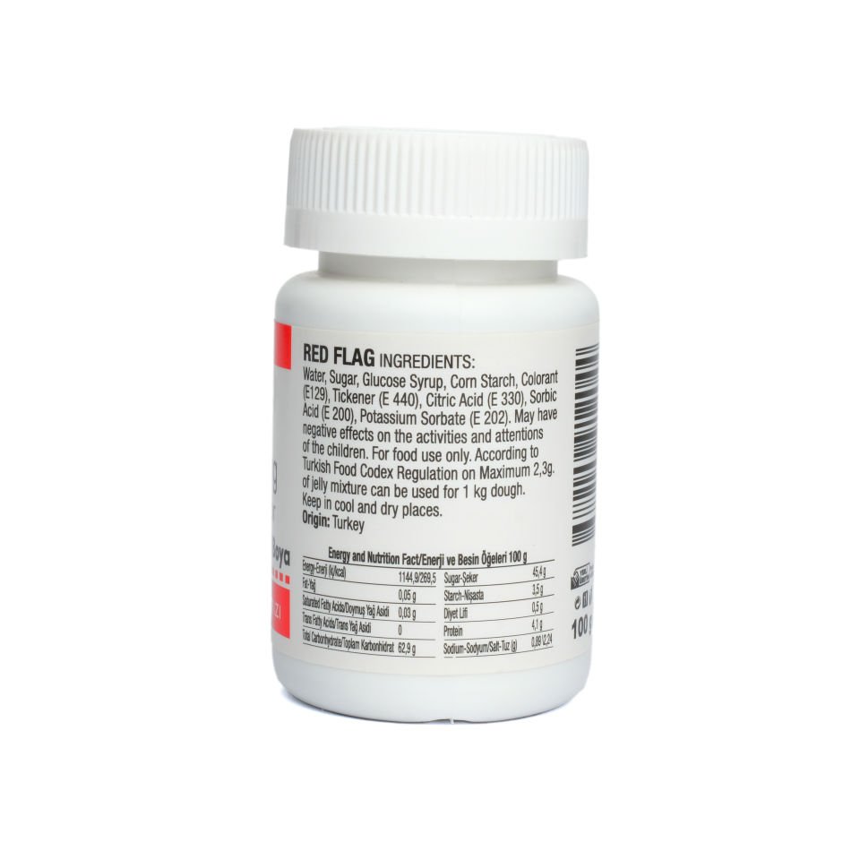 DR. GUSTO ŞİŞE JEL BOYA BAYRAK KIRMIZI - 100 GR