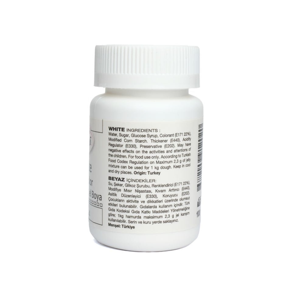 DR. GUSTO BOTTLE GEL PAINT WHITE - 100 GR