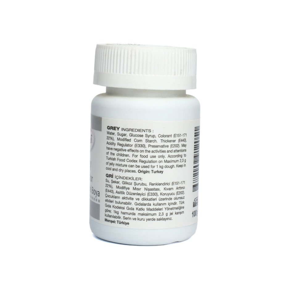 DR. GUSTO BOTTLE GEL PAINT GRAY - 100 GR