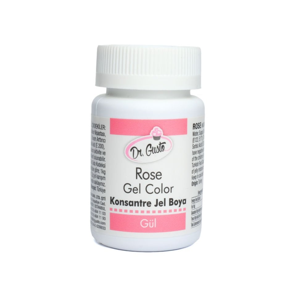 DR. GUSTO ŞİŞE JEL BOYA GÜL - 100 GR