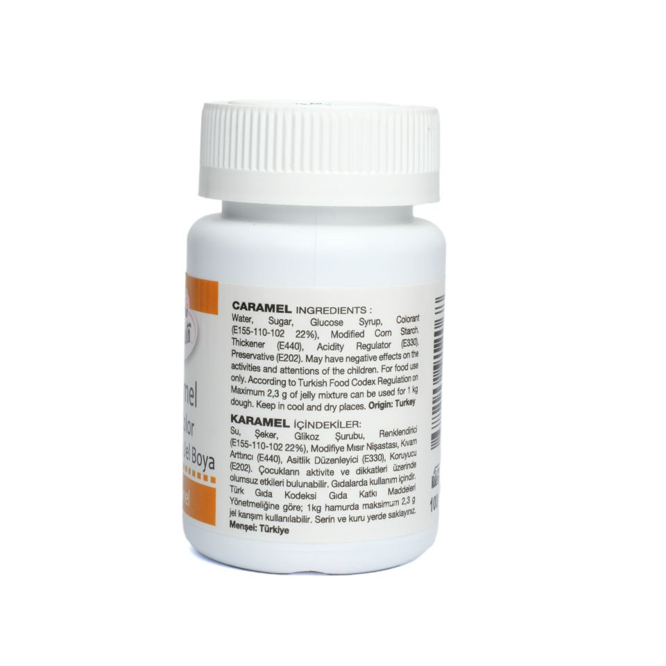 DR. GUSTO ŞİŞE JEL BOYA KARAMEL - 100 GR