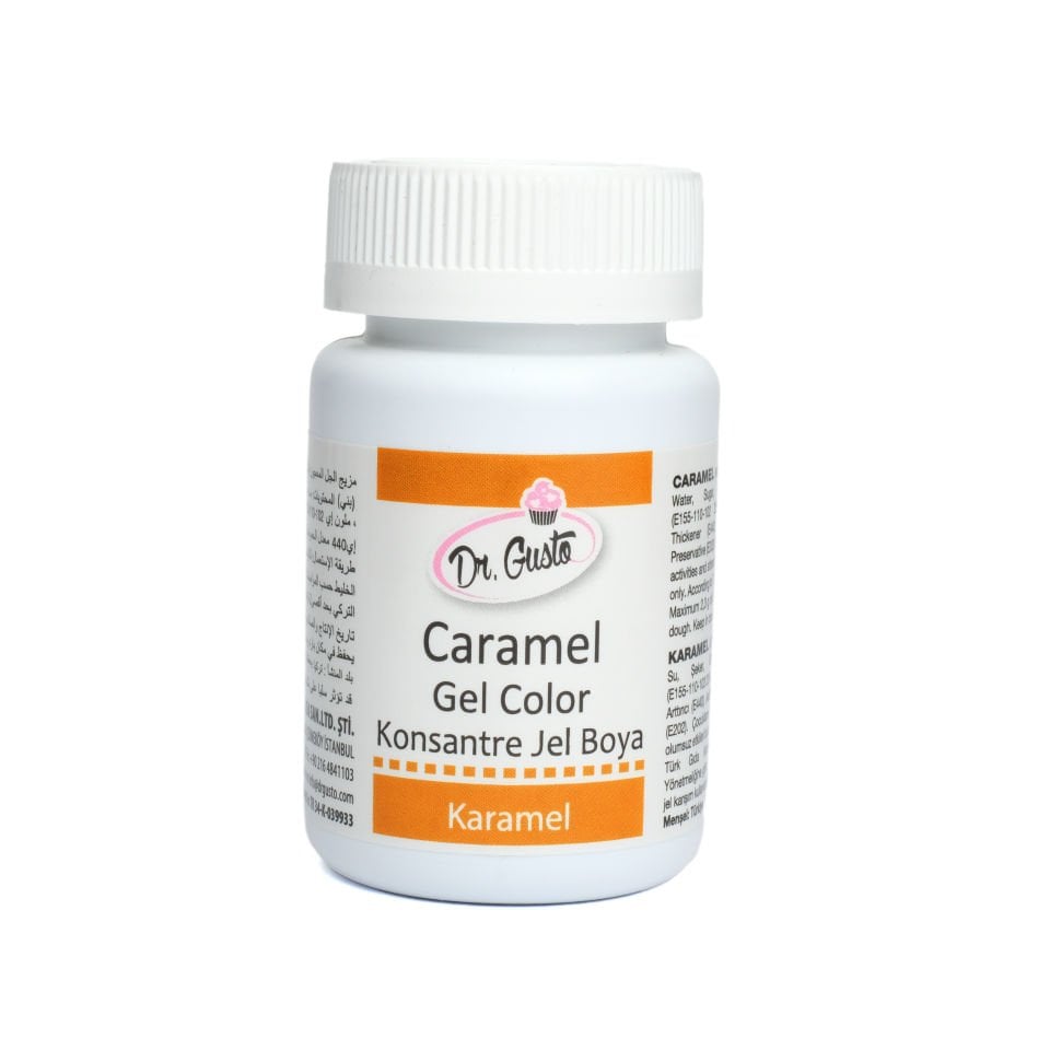 DR. GUSTO ŞİŞE JEL BOYA KARAMEL - 100 GR
