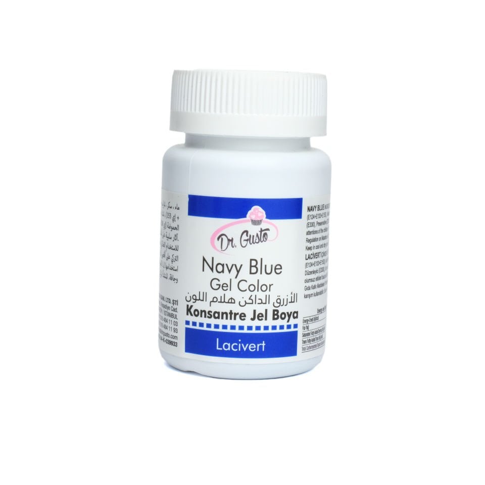 DR. GUSTO ŞİŞE JEL BOYA LACİVERT - 100 GR