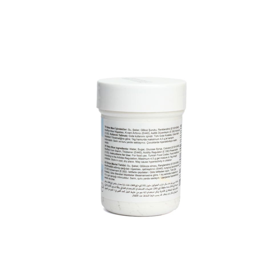 DR. GUSTO ŞİŞE JEL BOYA BEBE MAVİ - 30 GR