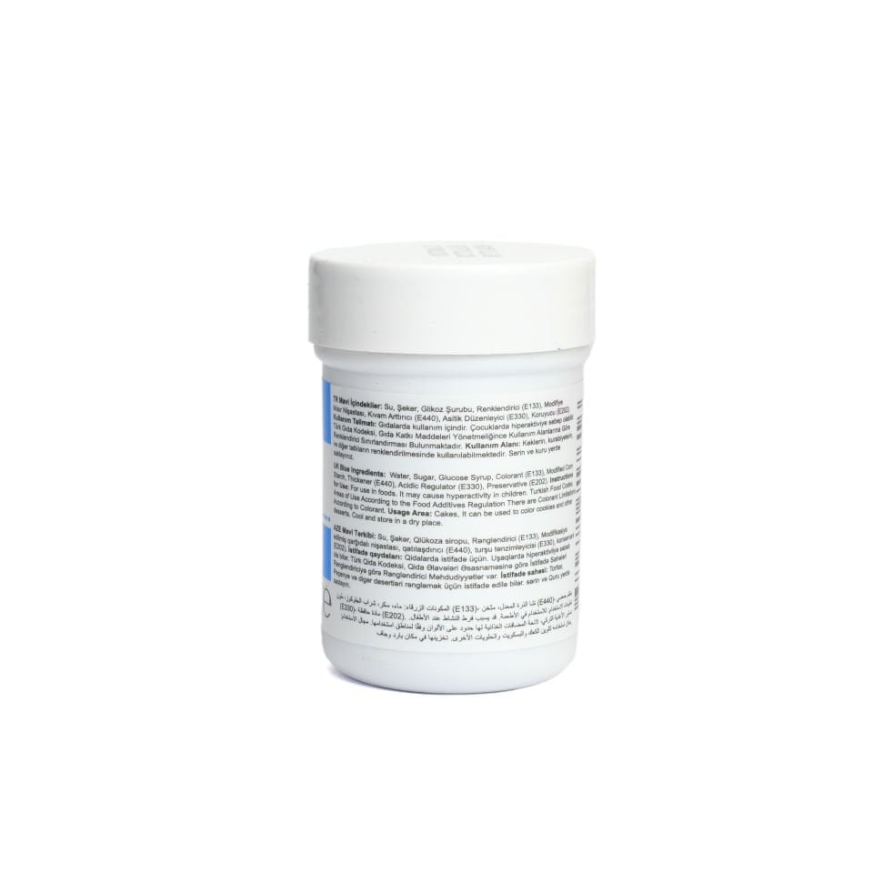 DR. GUSTO ŞİŞE JEL BOYA MAVİ - 30 GR